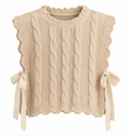 Gilet tricoté fille