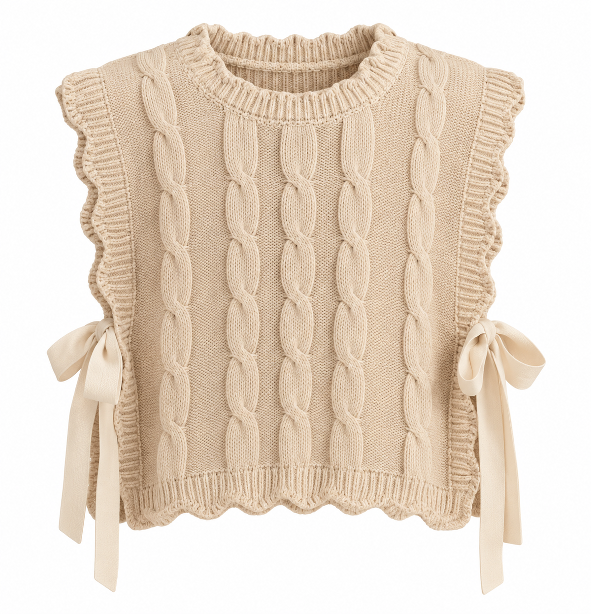 Gilet tricoté fille