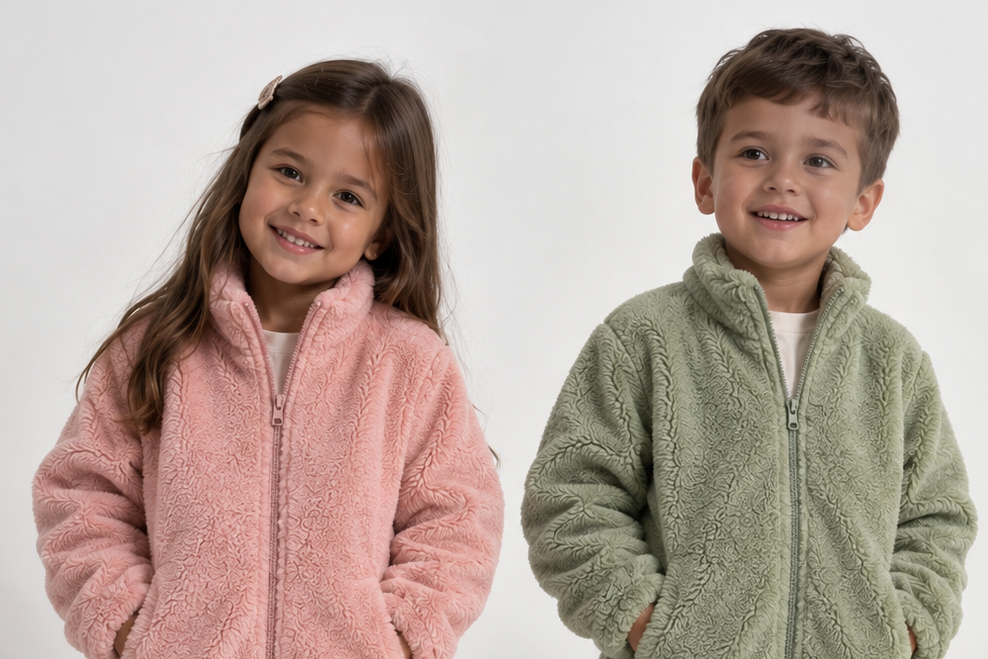 Manteau en peluche