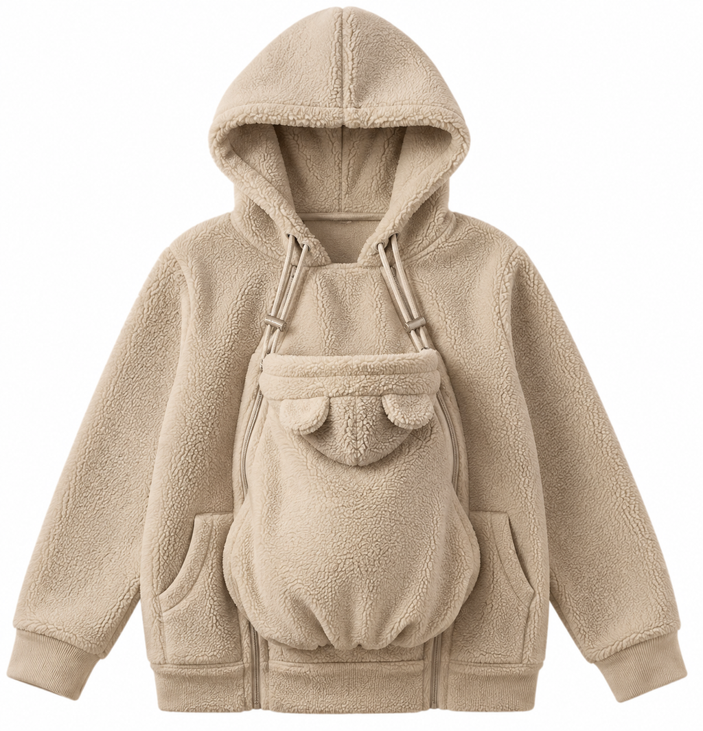 Manteau de portage polaire 2 en 1