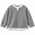 T-shirt gaufré effet deux pièces