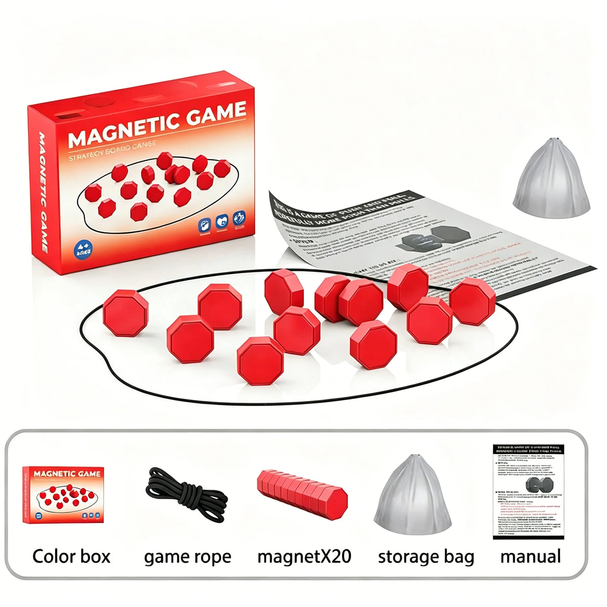 Jeu de société magnétique