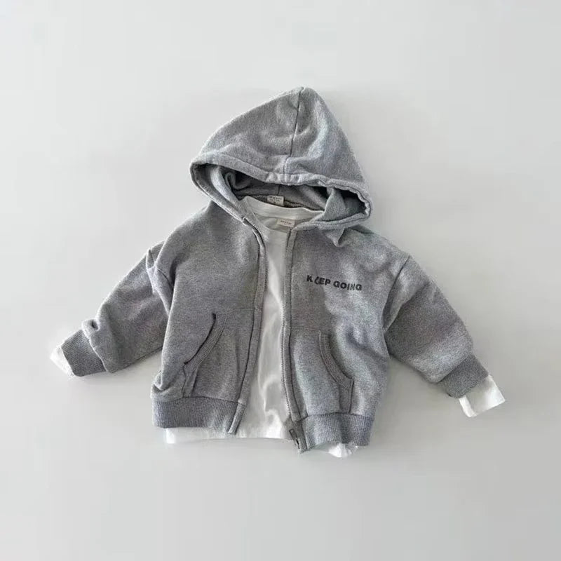 Ensemble sweat zippé à capuche