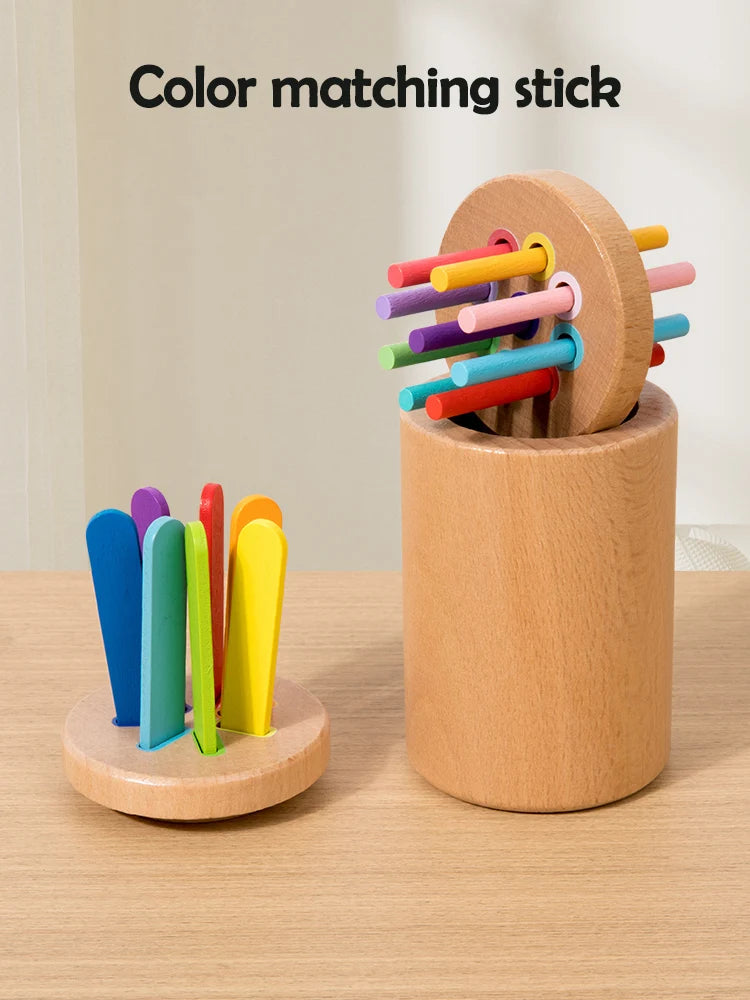 Jouet de tri des couleurs en bois