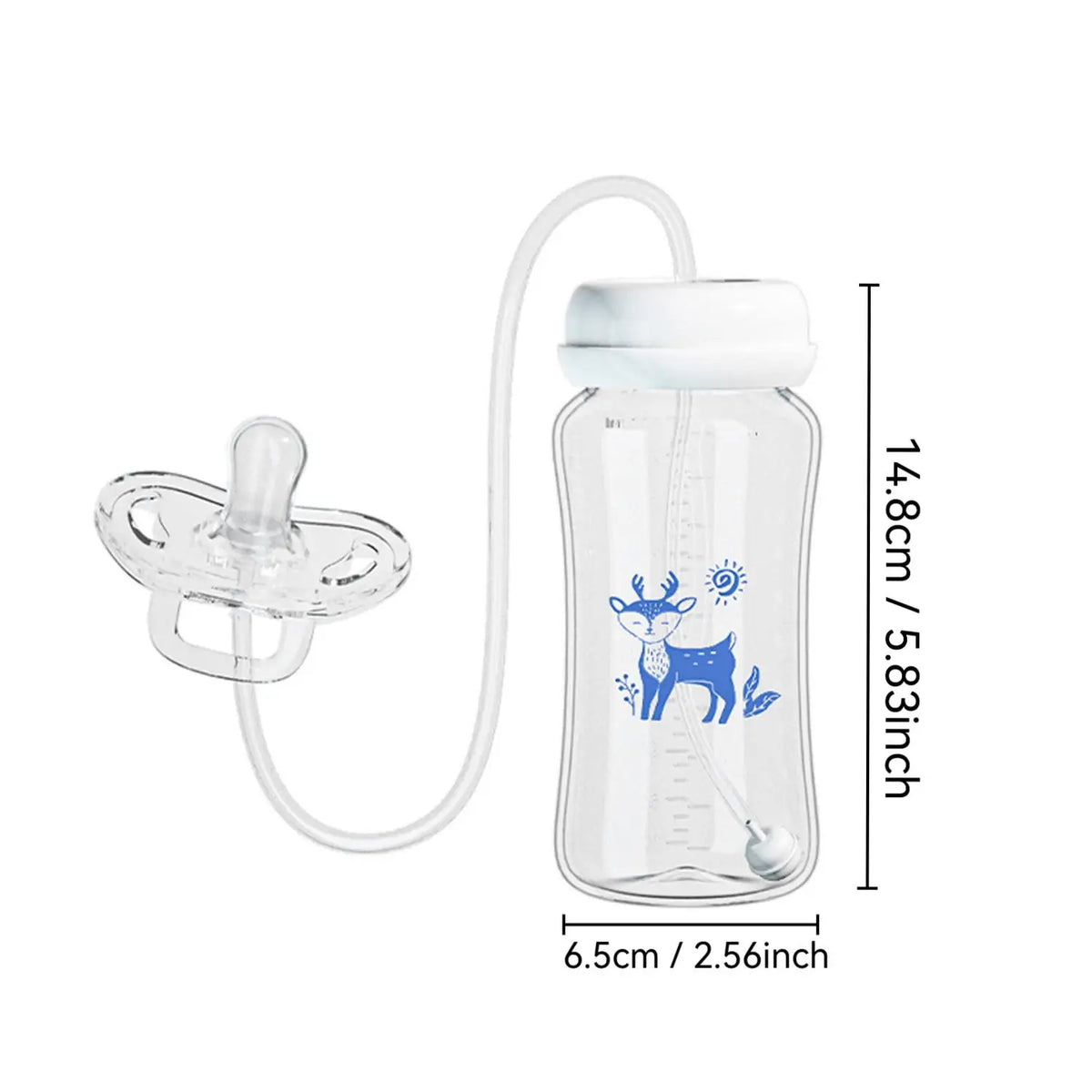 Biberon 3 en 1 anti-renversement 300 ml