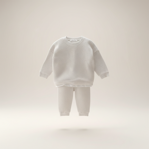 Ensemble sweat et pantalon tricoté