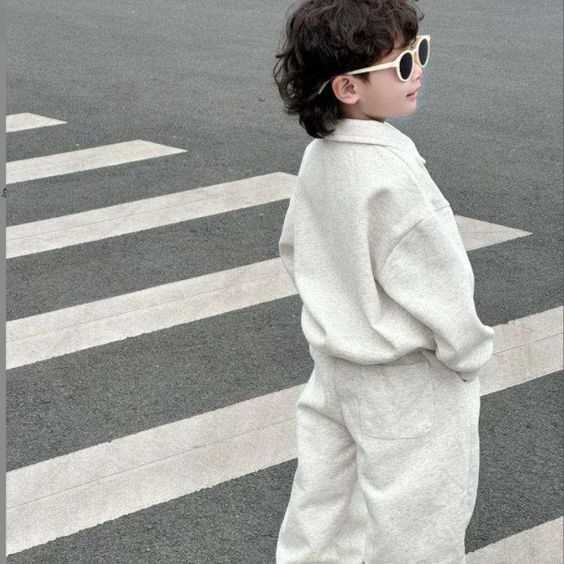 Ensemble polo et pantalon garçon