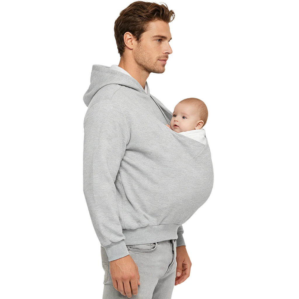 Sweat à capuche kangourou homme