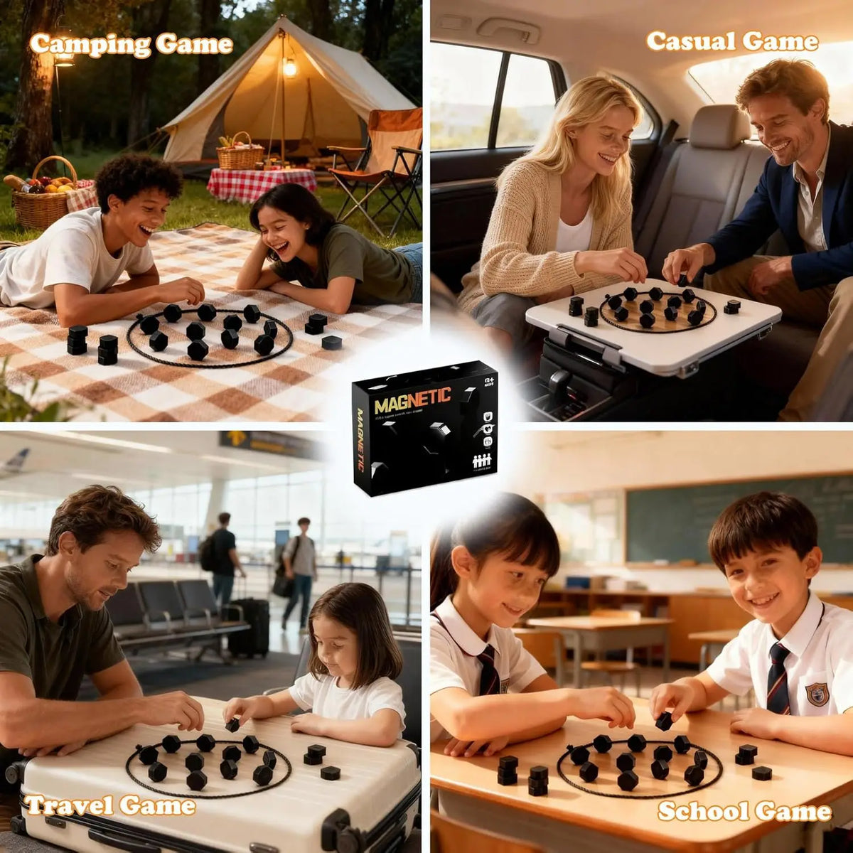 Jeu de société magnétique