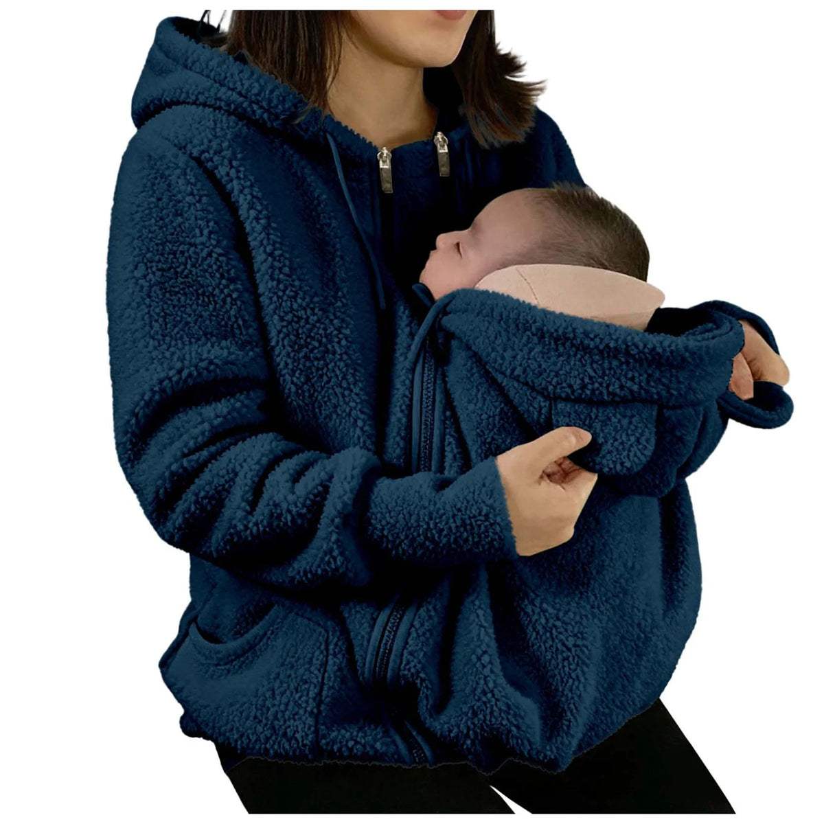 Manteau de portage polaire 2 en 1