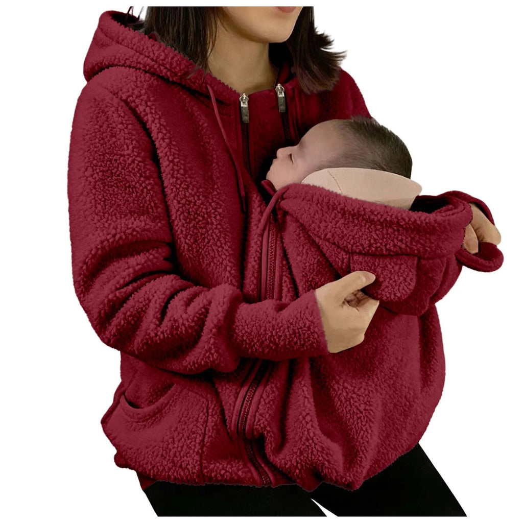 Manteau de portage polaire 2 en 1