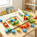 Jeu de blocs 3D de logique