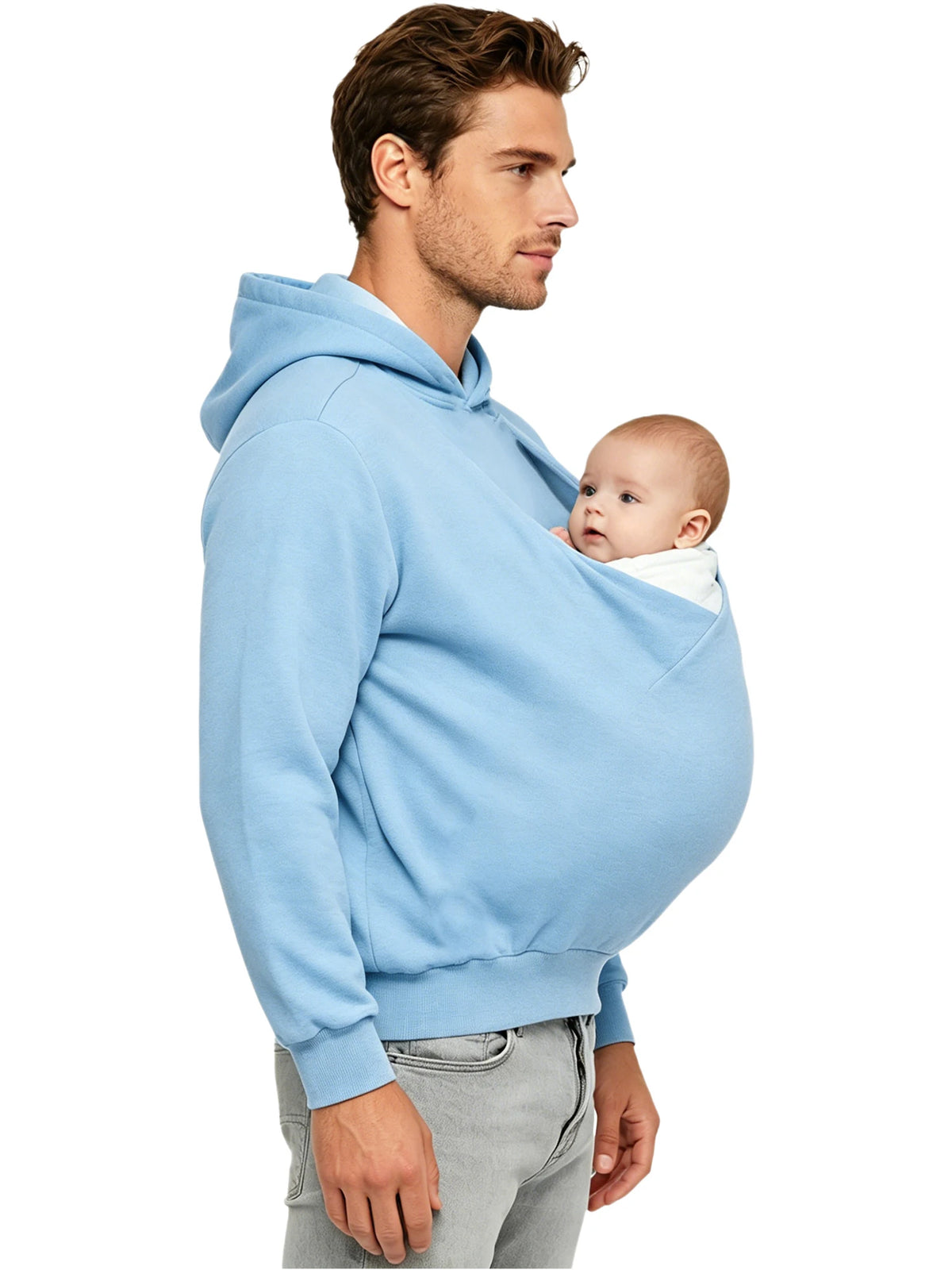 Sweat à capuche kangourou homme