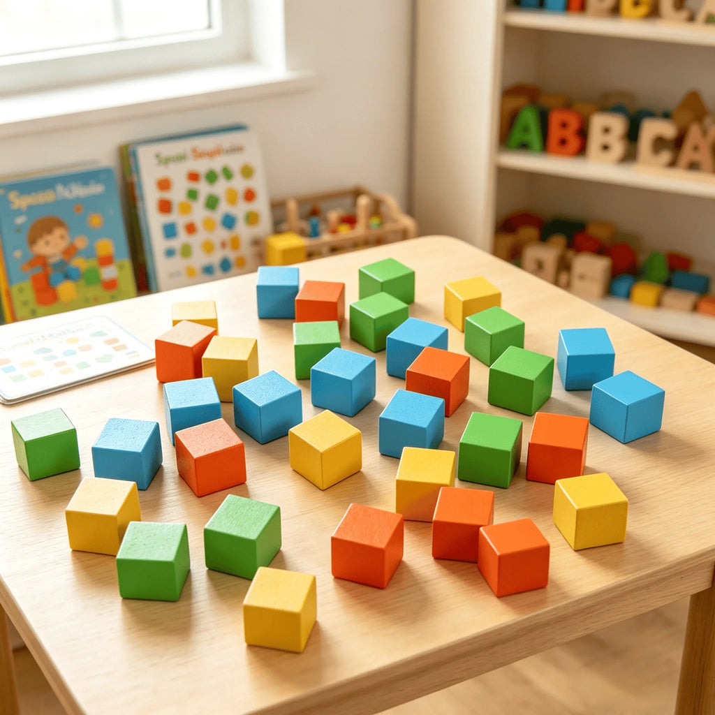 Jeu de blocs 3D de logique