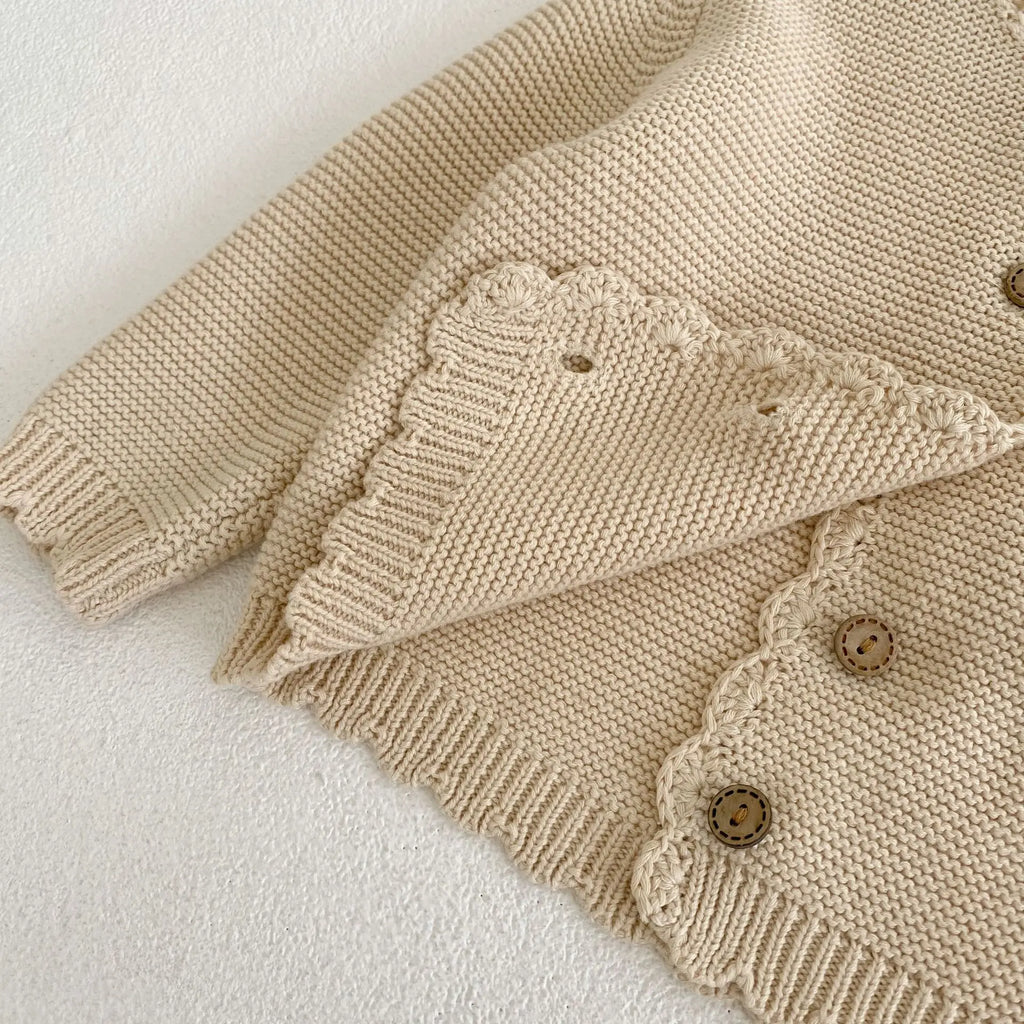 Pull cardigan bébé