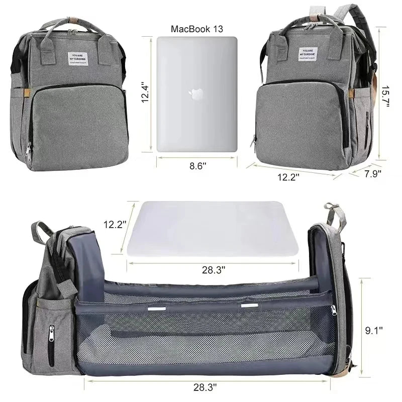 Sac à langer avec matelas à langer