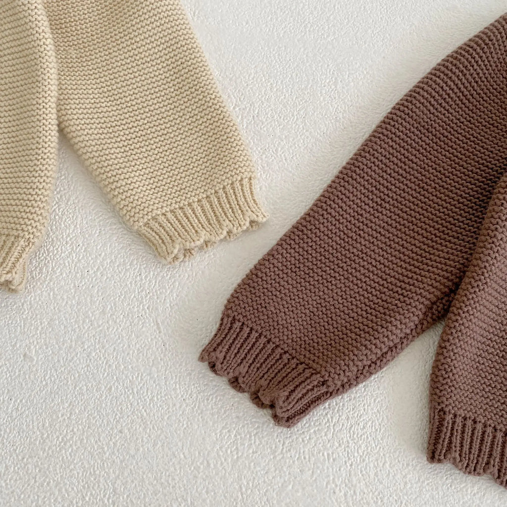 Pull cardigan bébé