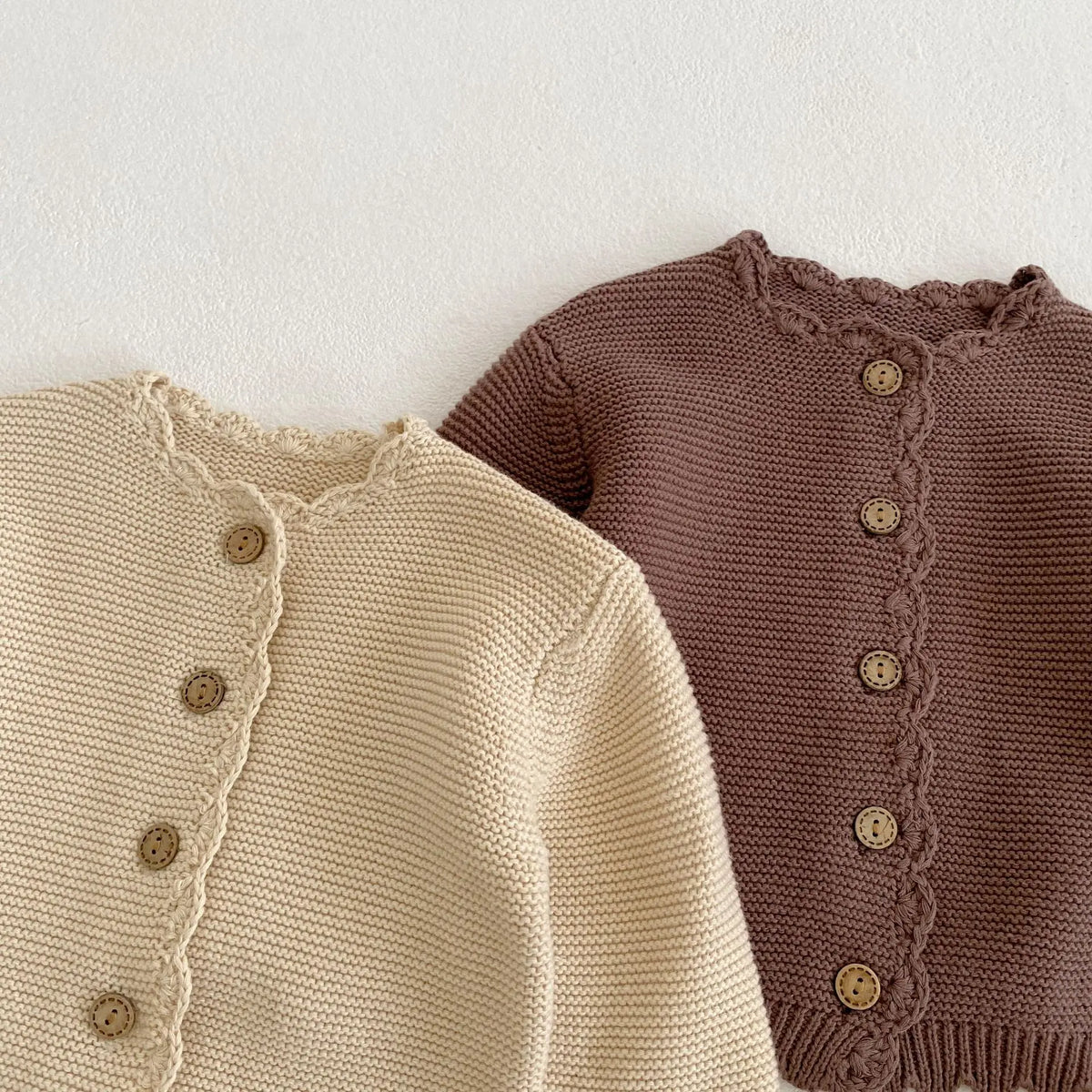 Pull cardigan bébé