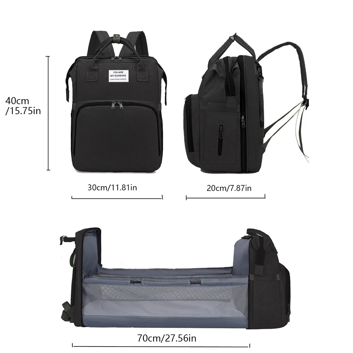 Sac à langer avec matelas à langer