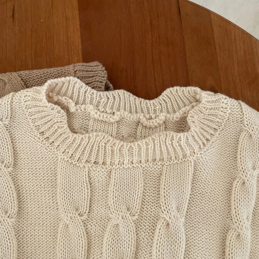 Gilet tricoté fille