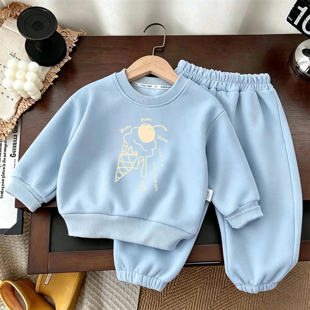 Ensemble sweat à capuche imprimé